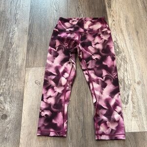 lululemon Wunder Under Blush Blossom Alpine White Candy Floral Leggings